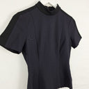 Second-Hand - Cue Tailored High Neck Two Tone Office Top Size 8 - SwapUp