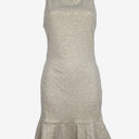Second-Hand - Kookai Soft Grey Marle Cross Back Mini Dress Size S - SwapUp