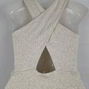 Second-Hand - Kookai Soft Grey Marle Cross Back Mini Dress Size S - SwapUp