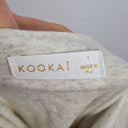 Second-Hand - Kookai Soft Grey Marle Cross Back Mini Dress Size S - SwapUp