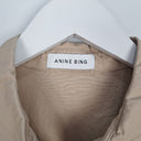 Second-Hand - Anine Bing Latte Split Front Shirt Size S - SwapUp