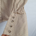 Second-Hand - Anine Bing Latte Split Front Shirt Size S - SwapUp