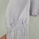 Second-Hand - Faithfull The Brand Lavender Linen Peasant Top Size 8 - SwapUp