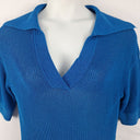 Second-Hand - Country Road Vibrant Blue Knit Mini Dress Size M - SwapUp