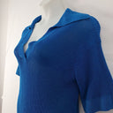 Second-Hand - Country Road Vibrant Blue Knit Mini Dress Size M - SwapUp