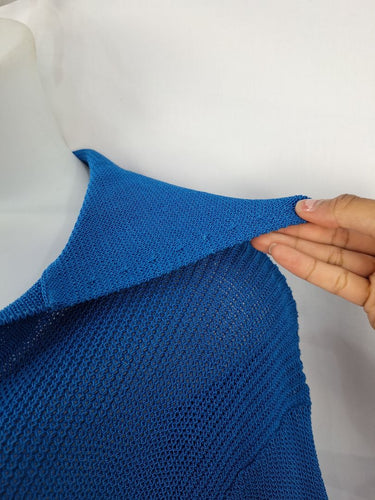 Second-Hand - Country Road Vibrant Blue Knit Mini Dress Size M - SwapUp