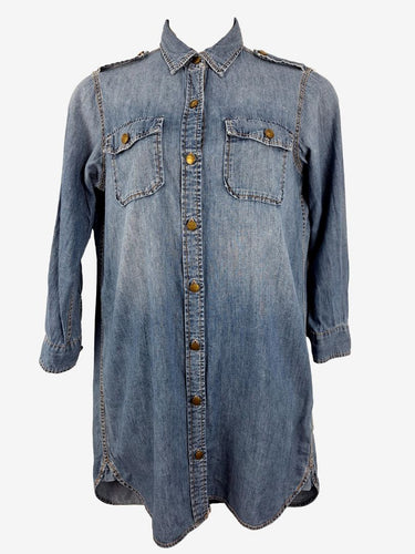Current Elliot Vintage Wash Shirt Dress Size M