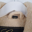 Second-Hand - Guess Vintage Wool Blend Cream Gold Buttons Coat Size S - SwapUp
