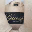 Second-Hand - Guess Vintage Wool Blend Cream Gold Buttons Coat Size S - SwapUp