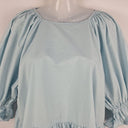 Second-Hand - Seed Baby Blue Puff Sleeve Mini Dress Size 10 - SwapUp