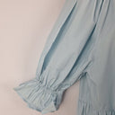 Second-Hand - Seed Baby Blue Puff Sleeve Mini Dress Size 10 - SwapUp