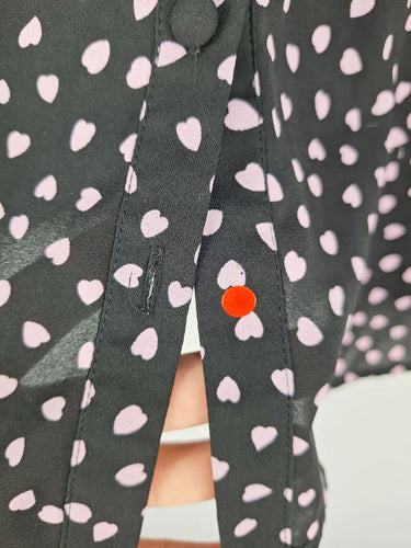 Second-Hand - Review Sweetheart Tie Neck Blouse Size 8 - SwapUp