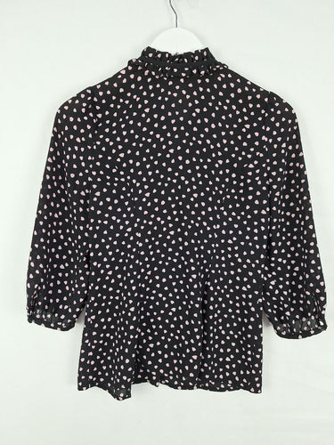 Second-Hand - Review Sweetheart Tie Neck Blouse Size 8 - SwapUp