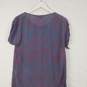 Second-Hand - French Connection Mauve Speckled Rose Top Size 6 - SwapUp