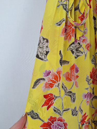 Second-Hand - Joie Buttercup Silk Flutter Wrap Skirt Size 8 - SwapUp