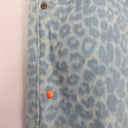 Second-Hand - Billabong Aquamarine Leopard Skinny Jeans Size 10 - SwapUp