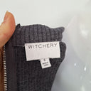 Second-Hand - Witchery Grey Ribbed Mock Neck Mini Dress Size 6 - SwapUp