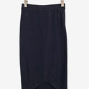 Second-Hand - LEGOE Navy Asymmetrical Pencil Style Skirt Size XS - SwapUp