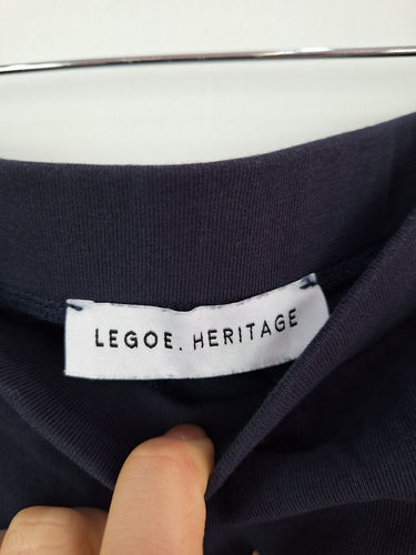 Second-Hand - LEGOE Navy Asymmetrical Pencil Style Skirt Size XS - SwapUp