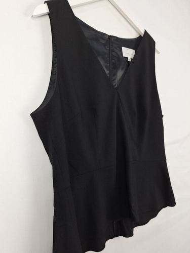 Second-Hand - Veronika Maine Smart Peplum Top Size 16 - SwapUp