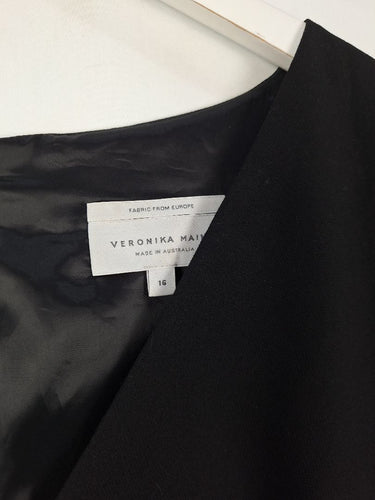 Second-Hand - Veronika Maine Smart Peplum Top Size 16 - SwapUp