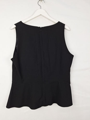Second-Hand - Veronika Maine Smart Peplum Top Size 16 - SwapUp