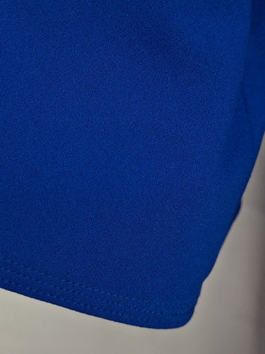 Second-Hand - Calvin Klein Vibrant Blue Flared Sleeve Midi Dress Size XXXL - SwapUp
