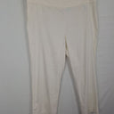 Second-Hand - Blue Illusion Crisp Light Linen Blend Pants Size XL - SwapUp
