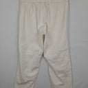 Second-Hand - Blue Illusion Crisp Light Linen Blend Pants Size XL - SwapUp