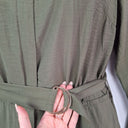 Second-Hand - French Connection Olive Zip Front Everyday Jumpsuit Size 12 - SwapUp