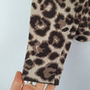 Second-Hand - Witchery Leopard Wool Blend Thick Fine Knit Jumper Size S - SwapUp