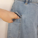 Second-Hand - Witchery Side Pocket Denim Mini Skirt Size 8 - SwapUp