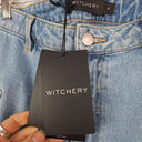 Second-Hand - Witchery Side Pocket Denim Mini Skirt Size 8 - SwapUp