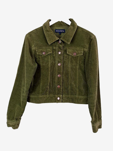 Princess Highway Forest Green Corduroy Jacket Size 10