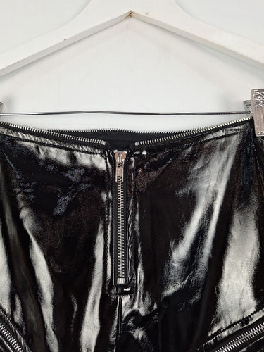 Second-Hand - I.AM.GIA Faux Leather Biker Zip Pants Size XXS - SwapUp