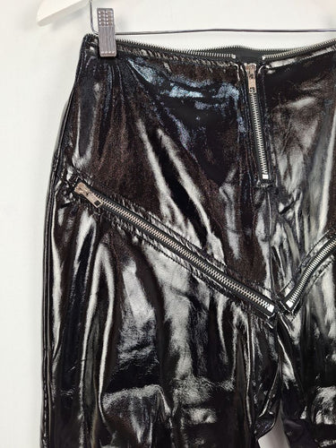 Second-Hand - I.AM.GIA Faux Leather Biker Zip Pants Size XXS - SwapUp