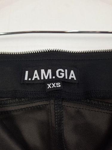 Second-Hand - I.AM.GIA Faux Leather Biker Zip Pants Size XXS - SwapUp