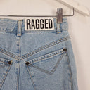 Second-Hand - The Ragged Priest Cheek Rip Light Wash Jeans Size 6 - SwapUp