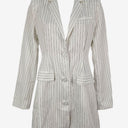 Second-Hand - Runaway White Pinstripe Blazer Dress Size XS - SwapUp