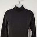 Second-Hand - Mossman Mock Neck Sleek Black Maxi Dress Size 6 - SwapUp