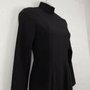 Second-Hand - Mossman Mock Neck Sleek Black Maxi Dress Size 6 - SwapUp