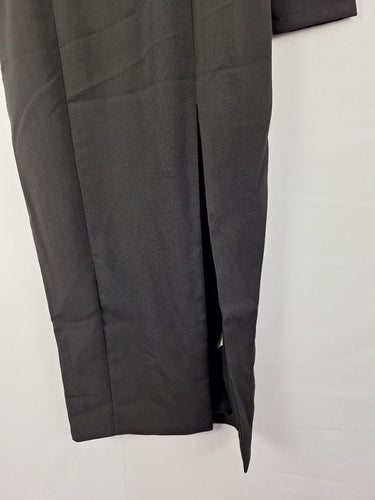 Second-Hand - Mossman Mock Neck Sleek Black Maxi Dress Size 6 - SwapUp