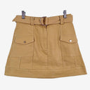 Second-Hand - Sheike Camel Cargo Style Mini Skirt Size 10 - SwapUp