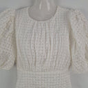 Second-Hand - Sassy Puff Sleeve Pearl Picnic Dress Size 8 - SwapUp