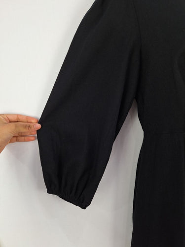 Second-Hand - Atmos & Here Open Back Linen Blend Maxi Dress Size 10 - SwapUp