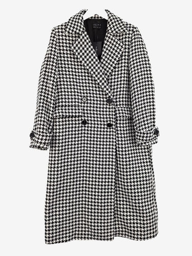 Sunday In The City Old School Houndstooth Coat Size 10