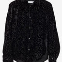 Second-Hand - IRO Velour Shimmer Shirt Size 8 - SwapUp