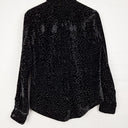 Second-Hand - IRO Velour Shimmer Shirt Size 8 - SwapUp