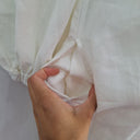 Second-Hand - Maurie & Eve Heavy Pearl Linen Off Shoulder Dress Size 14 - SwapUp
