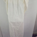 Second-Hand - Maurie & Eve Heavy Pearl Linen Off Shoulder Dress Size 14 - SwapUp